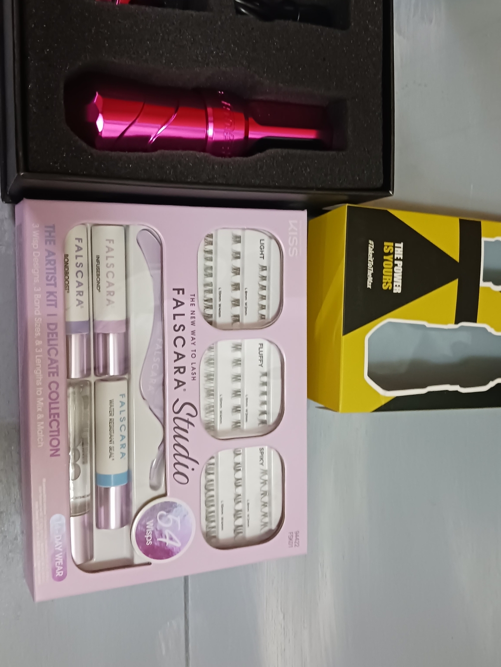 Tatt Flux Max Cosmetic Eyeliner Studio False Lash Kit - Pink